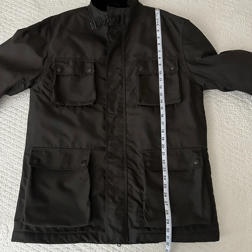 Vintage Y2K Banana Republic Men’s Military Field Jacket Coat Biker Utility Lined